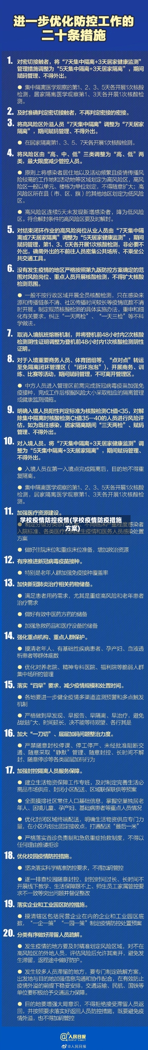 学校疫情防控疫情(学校疫情防疫措施方案)