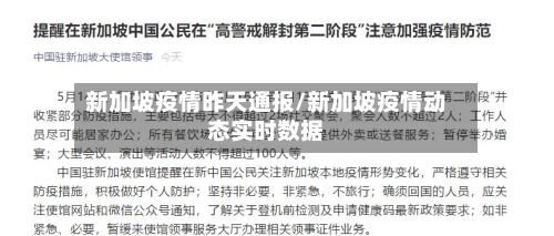 新加坡疫情昨天通报/新加坡疫情动态实时数据-第2张图片