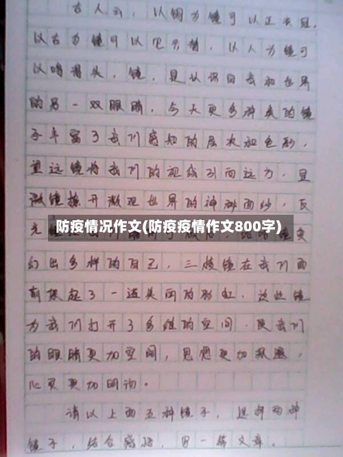 防疫情况作文(防疫疫情作文800字)-第3张图片