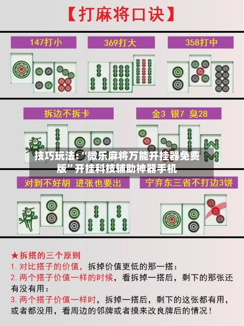 技巧玩法:“微乐麻将万能开挂器免费版”开挂科技辅助神器手机-第3张图片