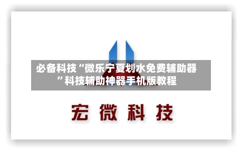 必备科技“微乐宁夏划水免费辅助器”科技辅助神器手机版教程-第2张图片