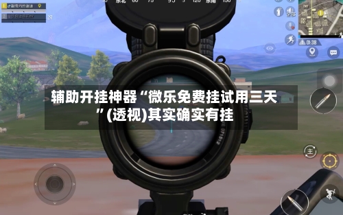辅助开挂神器“微乐免费挂试用三天”(透视)其实确实有挂