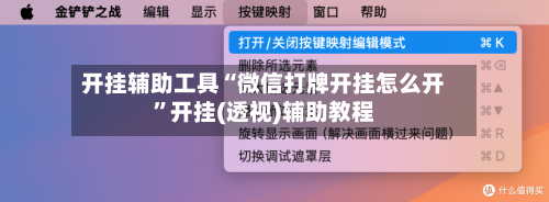 开挂辅助工具“微信打牌开挂怎么开”开挂(透视)辅助教程-第3张图片
