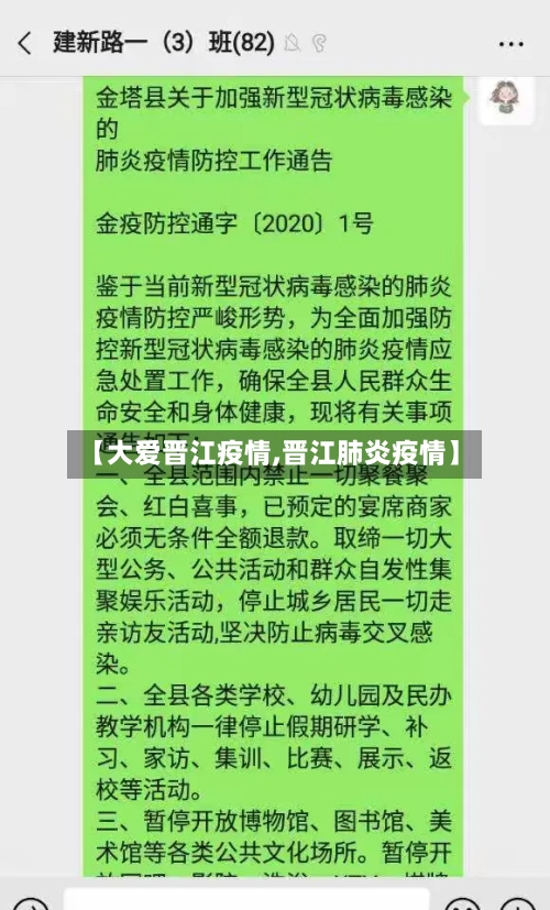 【大爱晋江疫情,晋江肺炎疫情】-第2张图片