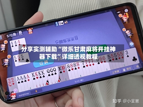 分享实测辅助“微乐甘肃麻将开挂神器下载	”详细透视教程-第2张图片