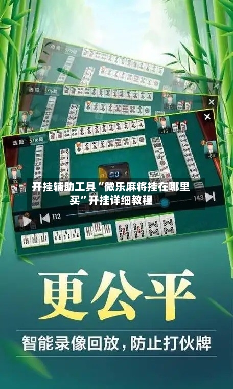 开挂辅助工具“微乐麻将挂在哪里买”开挂详细教程-第2张图片