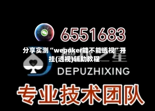 分享实测“wepoker能不能透视”开挂(透视)辅助教程-第3张图片