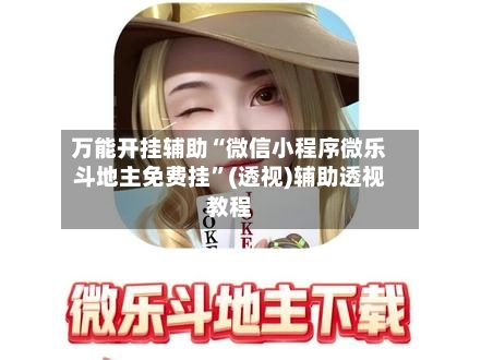 万能开挂辅助“微信小程序微乐斗地主免费挂”(透视)辅助透视教程-第2张图片
