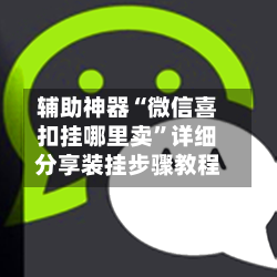 辅助神器“微信喜扣挂哪里卖”详细分享装挂步骤教程-第2张图片